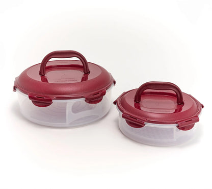 2-Piece Small & Large Nestable Pie Carriers