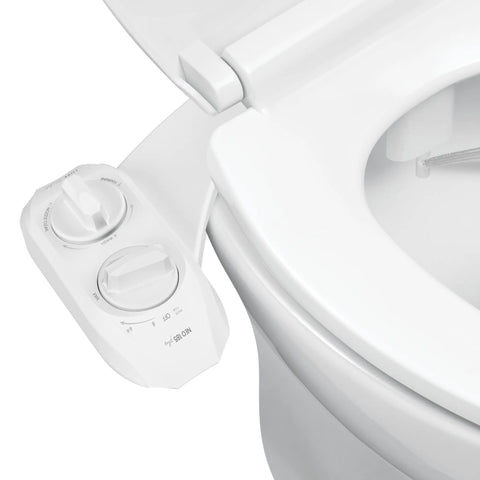 Dual Nozzle Bidet Toilet Seat Attachment | Rear & Feminine Wash, 360° Self-Clean | NEO 185 Plus