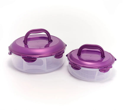 2-Piece Small & Large Nestable Pie Carriers