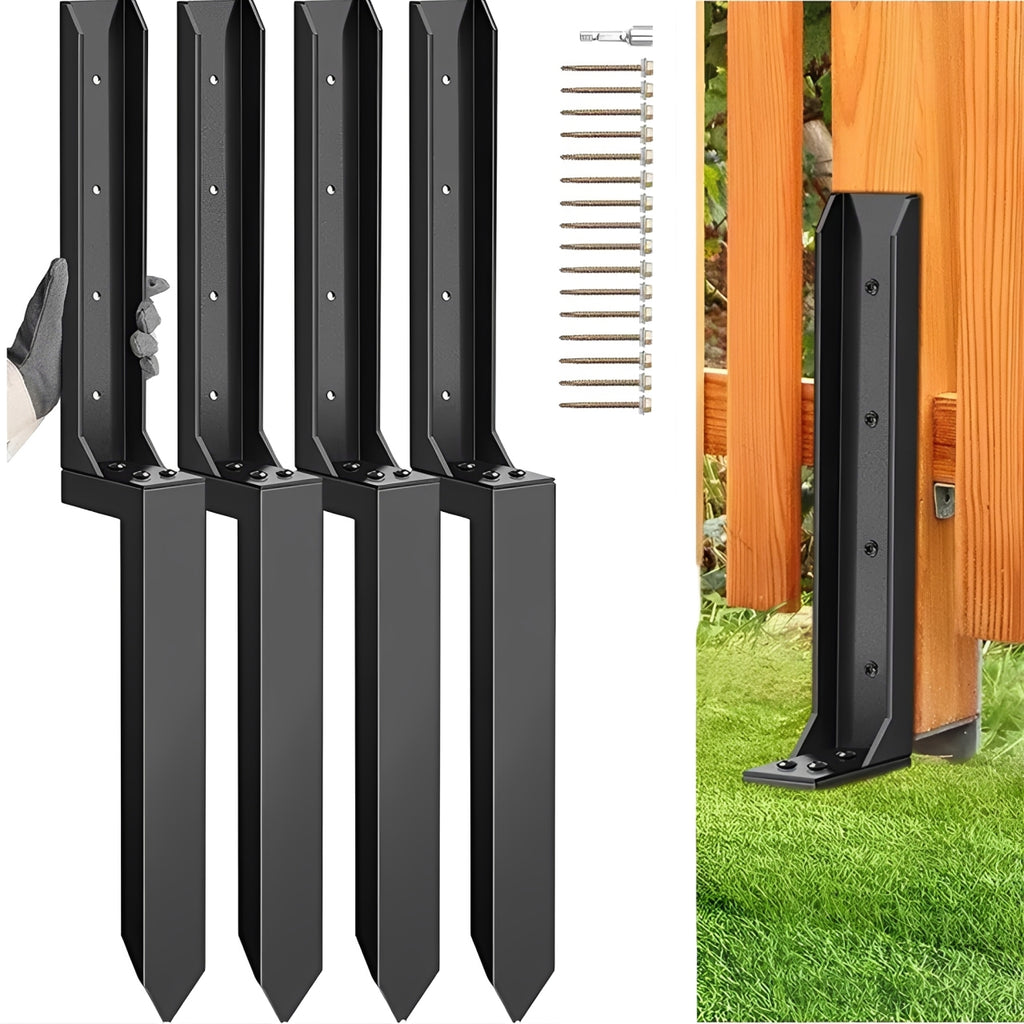 Reinforced Fence Post Repair Kit ( Pack of 4 )