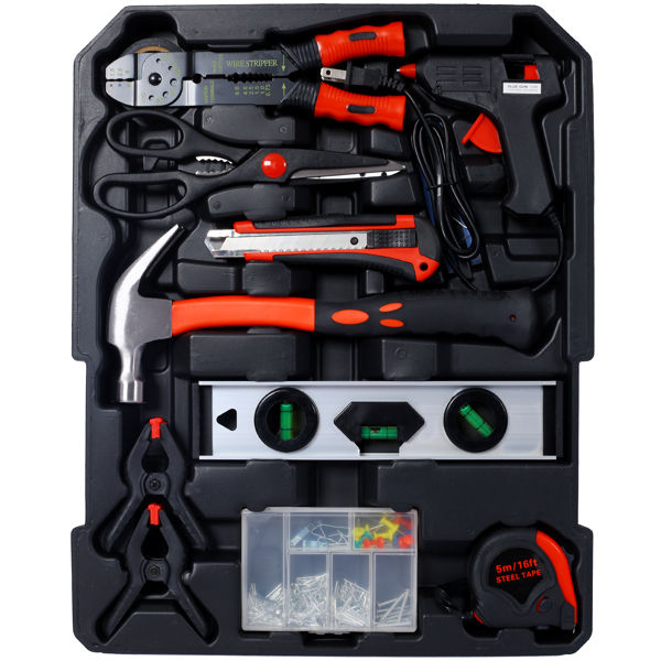 969-Piece Home Repair Tool Set With 4-Drawer Rolling Tool Box