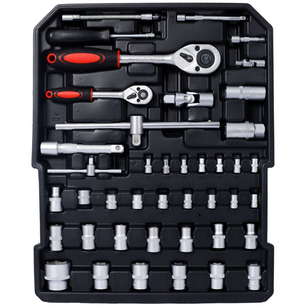 969-Piece Home Repair Tool Set With 4-Drawer Rolling Tool Box