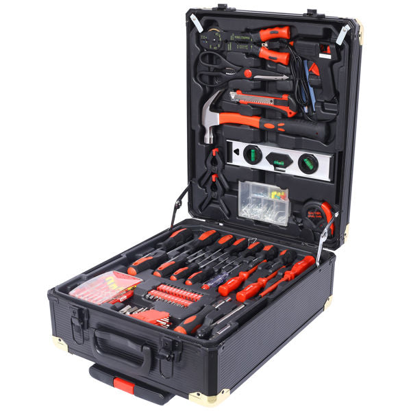 969-Piece Home Repair Tool Set With 4-Drawer Rolling Tool Box