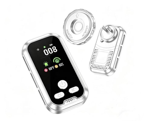6-in-1 Natural Gas Detector with Temperature and Humidity Sensors