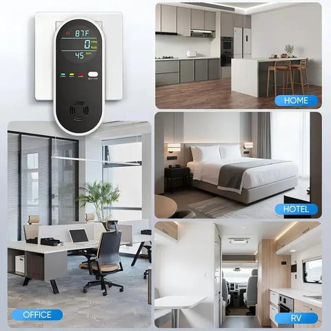 5-in-1 Portable Gas Leak Detector for Kitchen and Garage