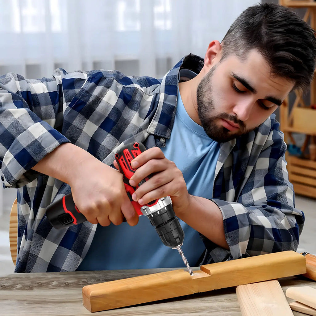 276-Piece Tool Set with 12V Cordless Drill & Storage Case