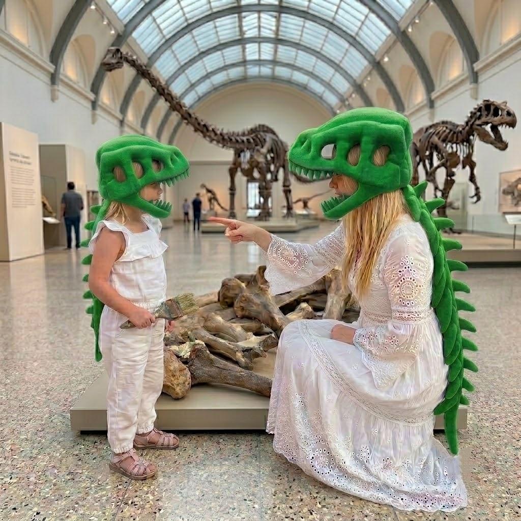 Dinosaur Bone Plush Cosplay Hat | Halloween Party Headgear