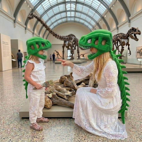 Dinosaur Bone Plush Cosplay Hat | Halloween Party Headgear