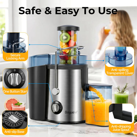 800W Centrifugal Juicer with 3