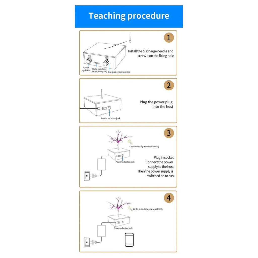 Bluetooth Musical Tesla Coil Science Experiment Kit