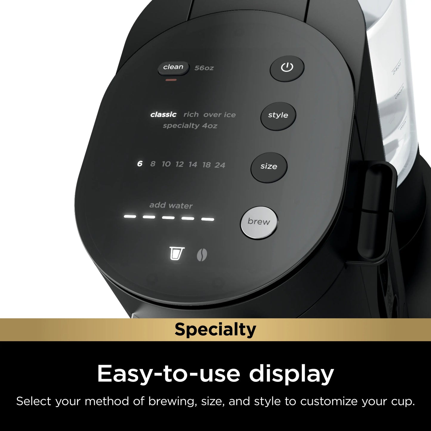 Single-Serve Pods & Grounds Specialty Coffee Maker | PB051