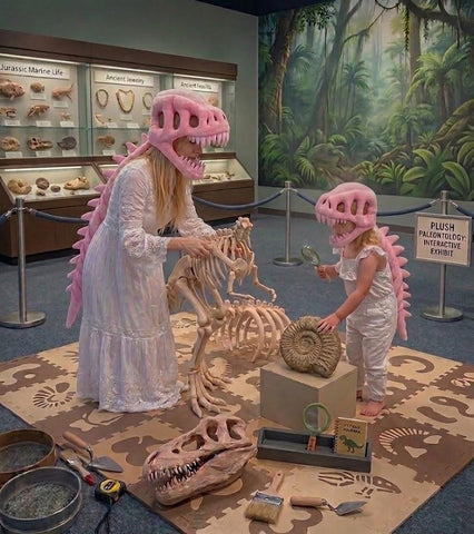 Dinosaur Bone Plush Cosplay Hat | Halloween Party Headgear