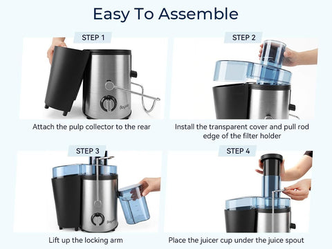 800W Centrifugal Juicer with 3