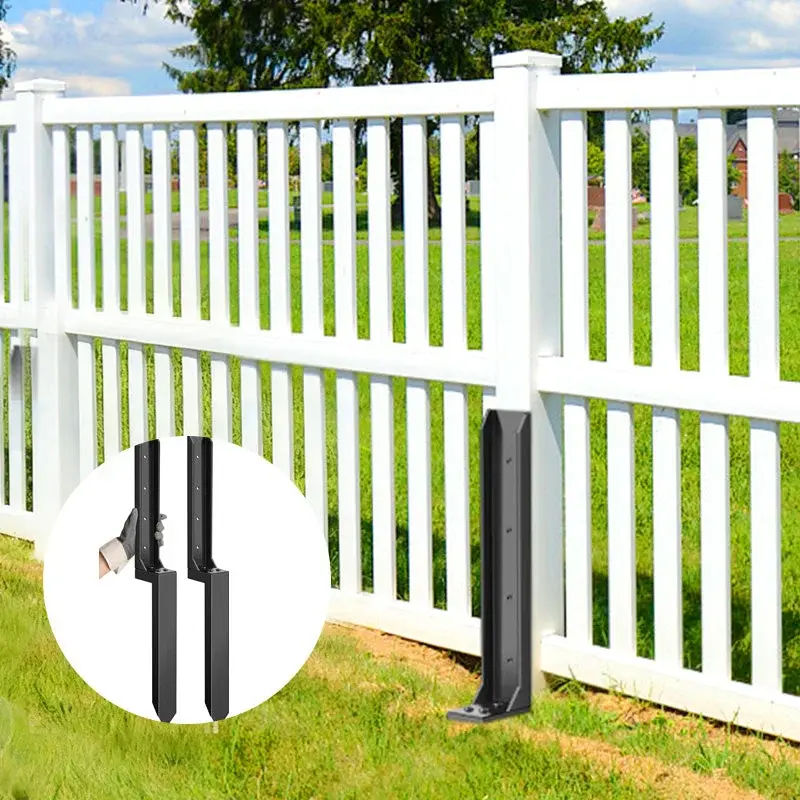 Reinforced Fence Post Repair Kit with Additional Screws and Tools