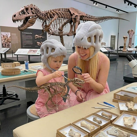 Dinosaur Bone Plush Cosplay Hat | Halloween Party Headgear