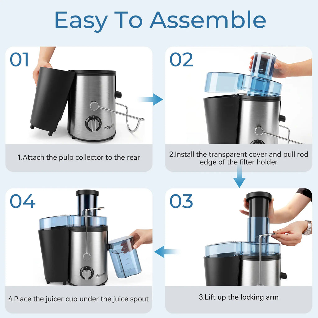 800W Centrifugal Juicer with 3
