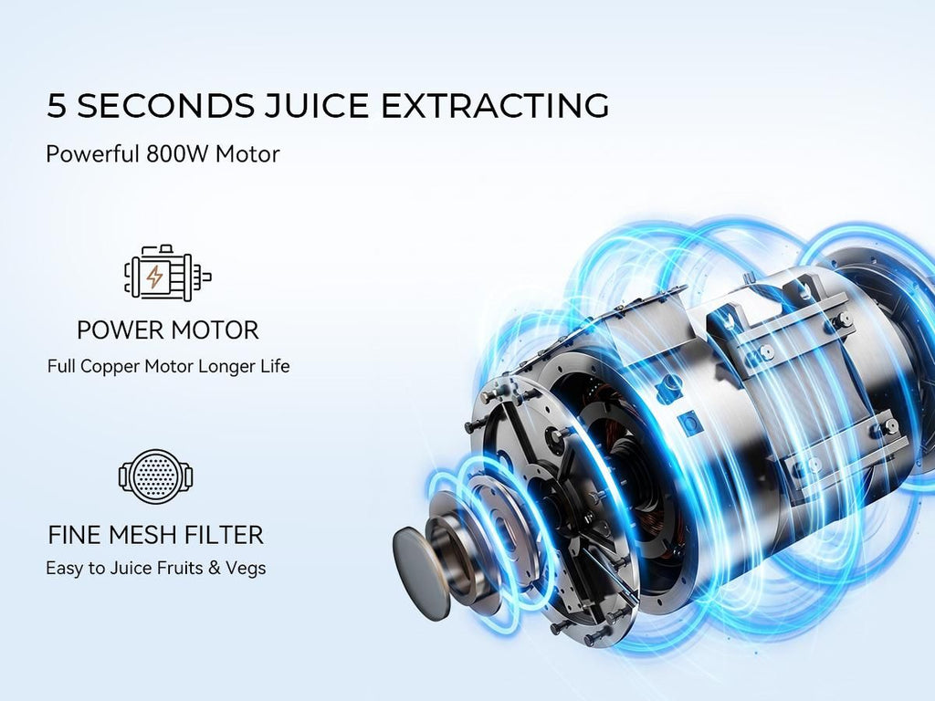 800W Centrifugal Juicer with 3