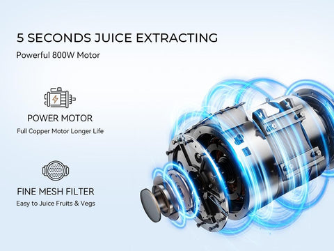 800W Centrifugal Juicer with 3