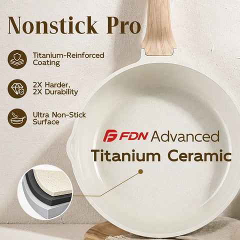 16-Piece Non-Toxic PFAS-Free Ceramic Cookware Set