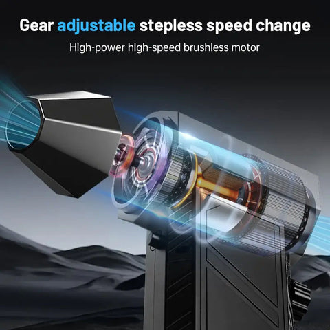 Portable Mini Turbo Fan | High-Speed Handheld Rechargeable Air Duster