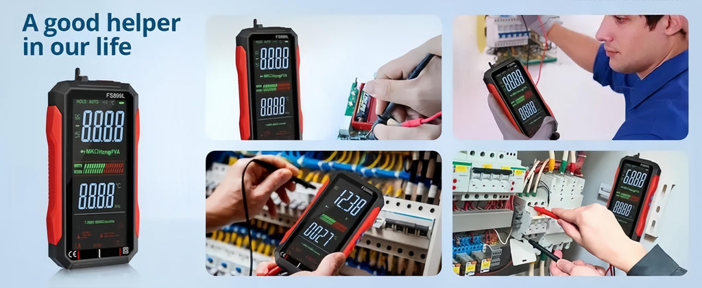 True RMS 6000-Count Digital Multimeter | USB Rechargeable