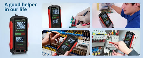 True RMS 6000-Count Digital Multimeter | USB Rechargeable