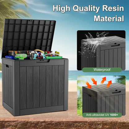 31-Gallon Waterproof Outdoor Storage Box