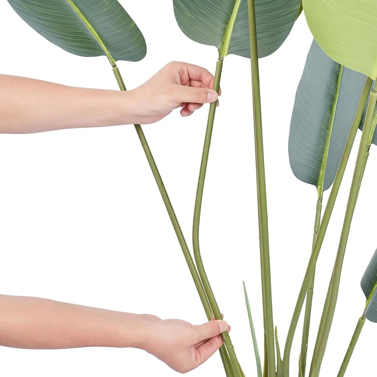 5-Foot Artificial Bird of Paradise Plant with Decorative Pot