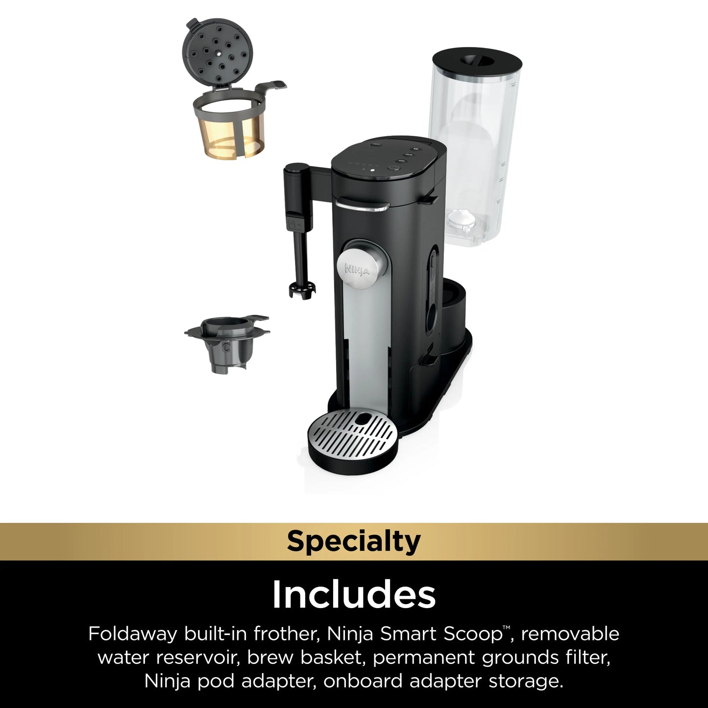 Single-Serve Pods & Grounds Specialty Coffee Maker | PB051