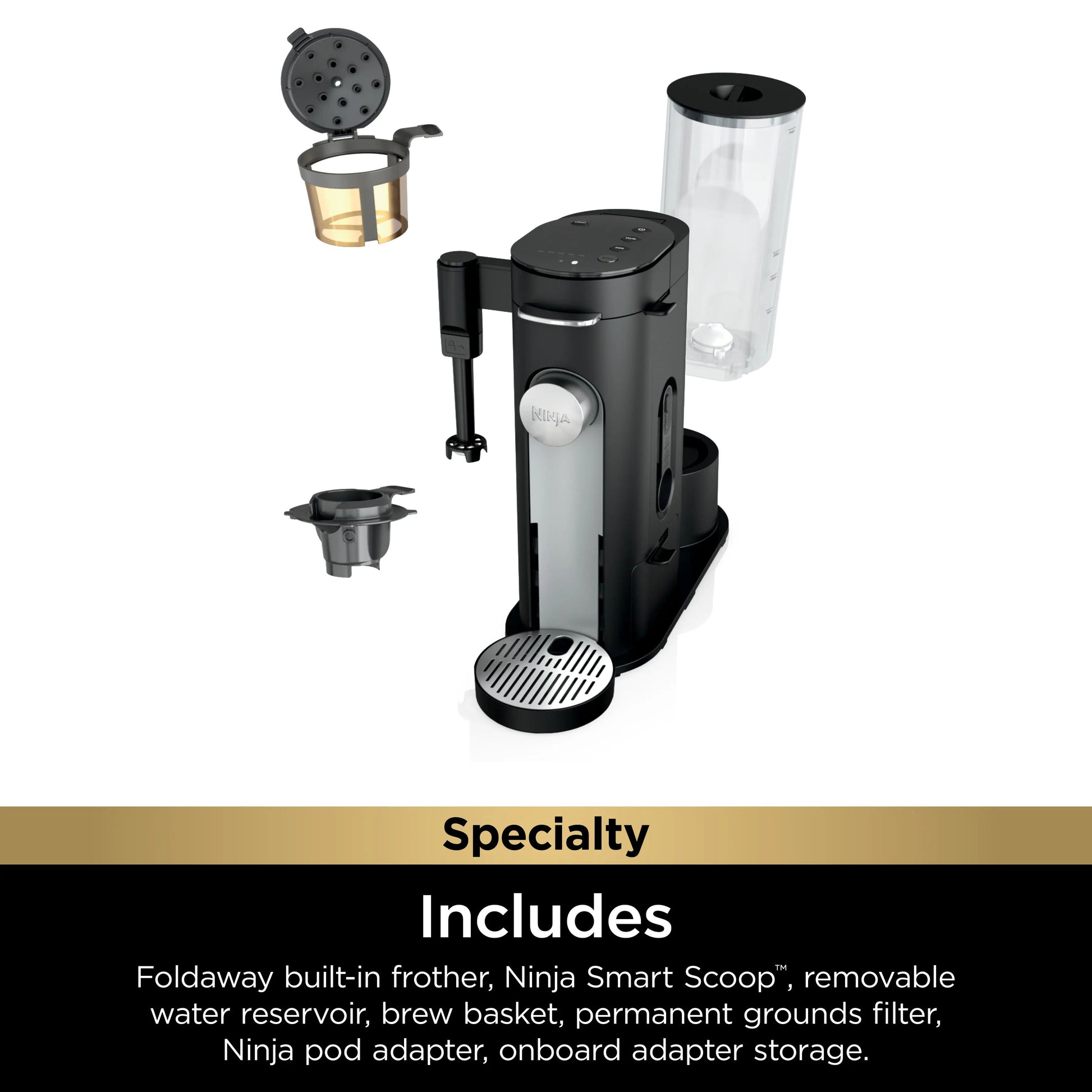 Single-Serve Pods & Grounds Specialty Coffee Maker | PB051