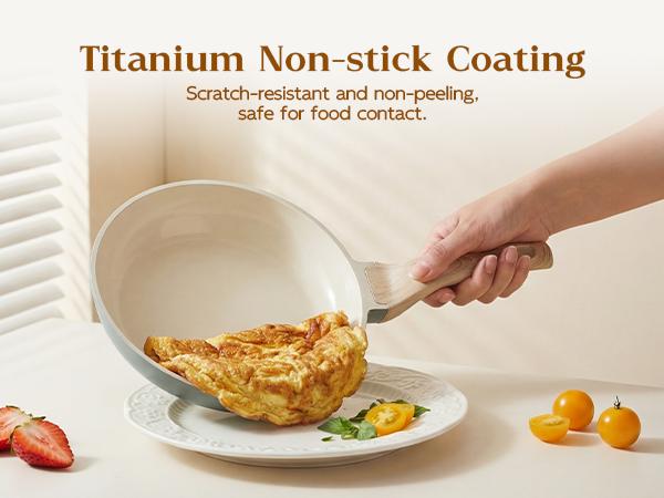 16-Piece Non-Toxic PFAS-Free Ceramic Cookware Set