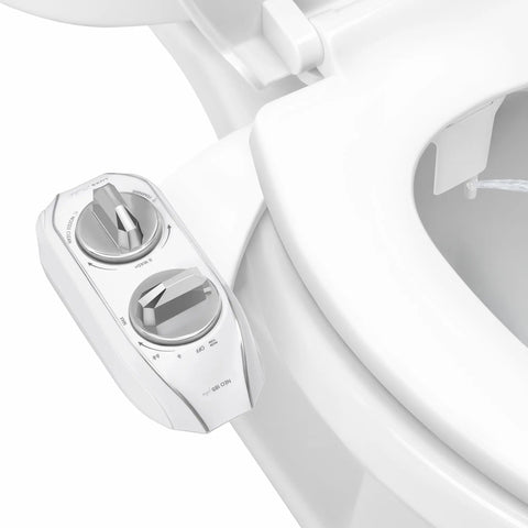 Dual Nozzle Bidet Toilet Seat Attachment | Rear & Feminine Wash, 360° Self-Clean | NEO 185 Plus