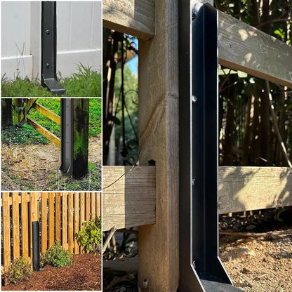 Reinforced Fence Post Repair Kit with Additional Screws and Tools