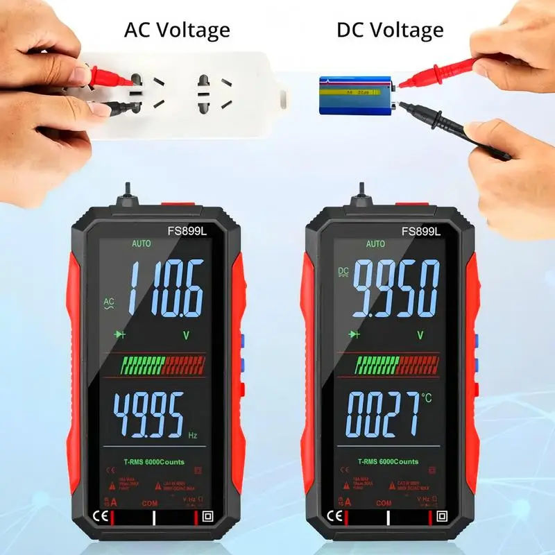 True RMS 6000-Count Digital Multimeter | USB Rechargeable