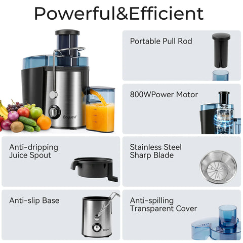 800W Centrifugal Juicer with 3