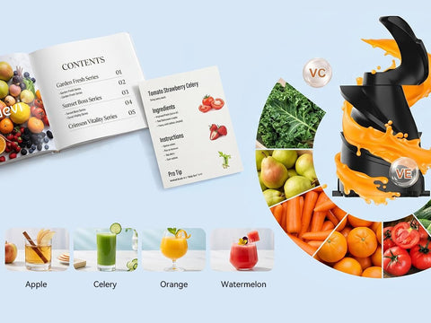 800W Centrifugal Juicer with 3