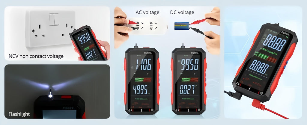 True RMS 6000-Count Digital Multimeter | USB Rechargeable