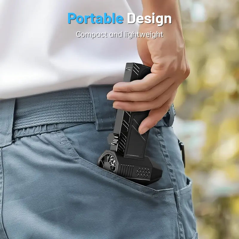 Portable Mini Turbo Fan | High-Speed Handheld Rechargeable Air Duster
