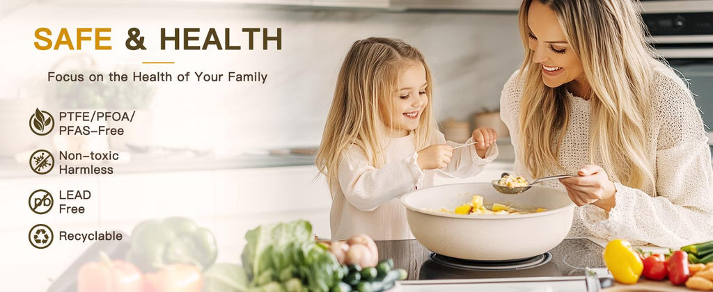 20-Piece Non-Stick Pots and Pans Set with Detachable Handle, Oven Safe, Stackable