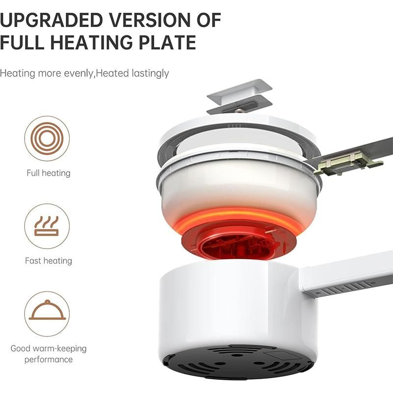 1.5L Electric Hot Pot | Ceramic Glaze Non-Stick Portable Cooker
