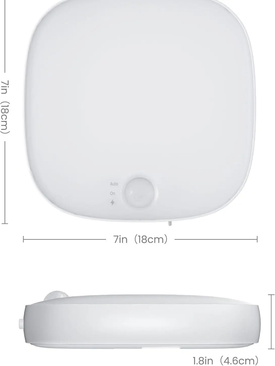 IP65 Waterproof Motion Sensor Ceiling Light with 10000mAh Battery and RGB Colors