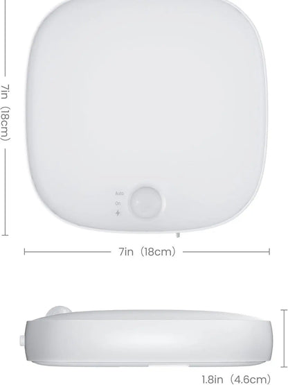 IP65 Waterproof Motion Sensor Ceiling Light with 10000mAh Battery and RGB Colors