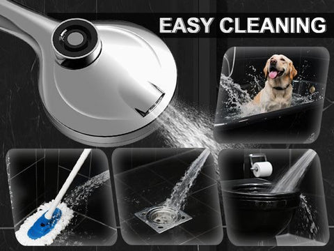 Dock-Free Dual Rain Shower Head Combo - 12