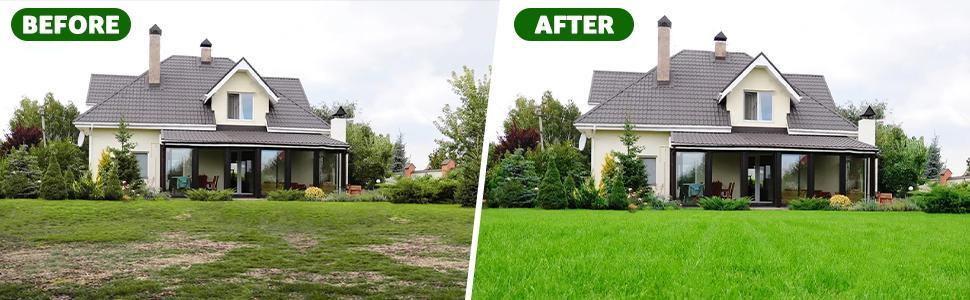 15-Spike Manual Lawn Aerator | Heavy-Duty Iron Soil Aeration Tool