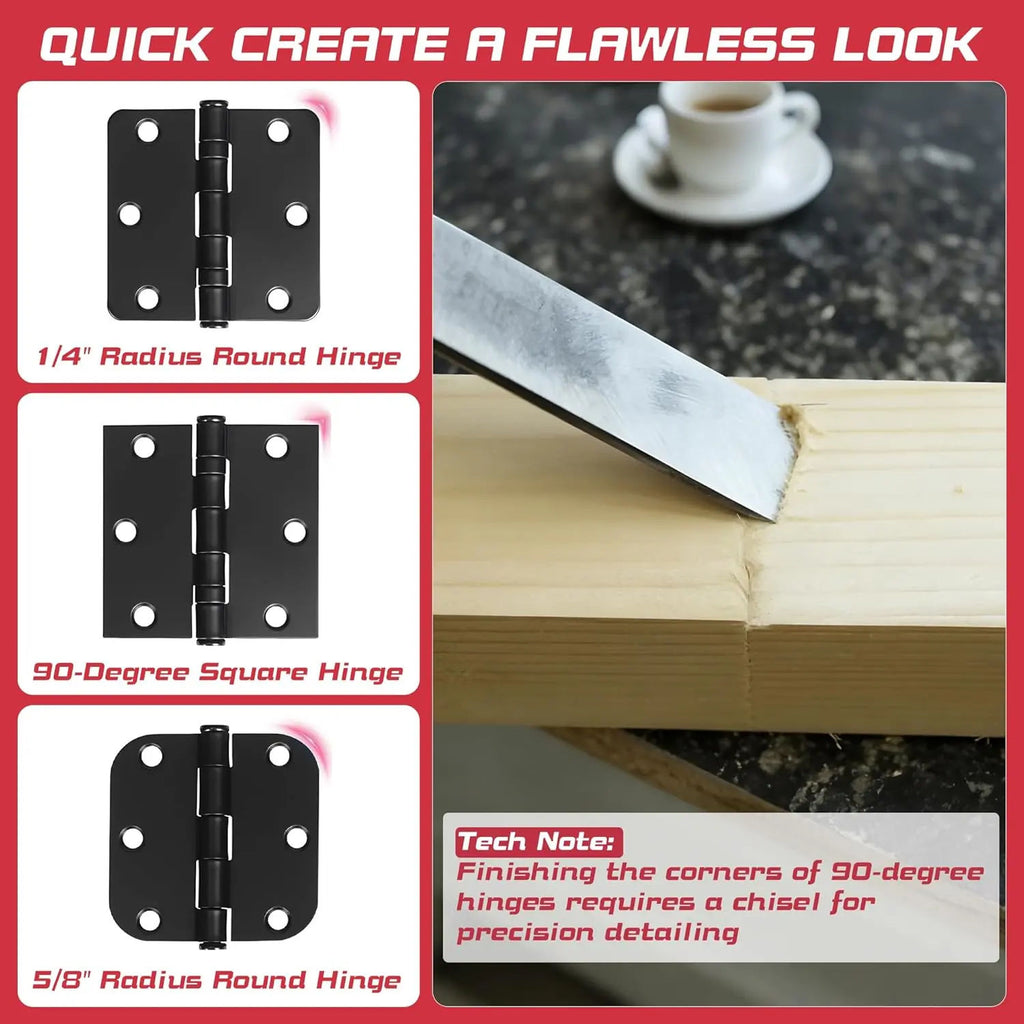 Door Hinge Jig - Adjustable Mortising Template for 2.5