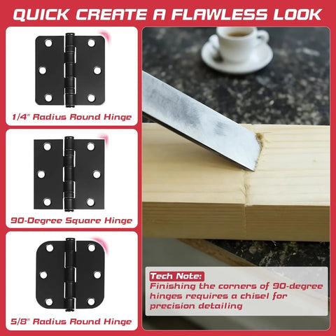 Door Hinge Jig - Adjustable Mortising Template for 2.5