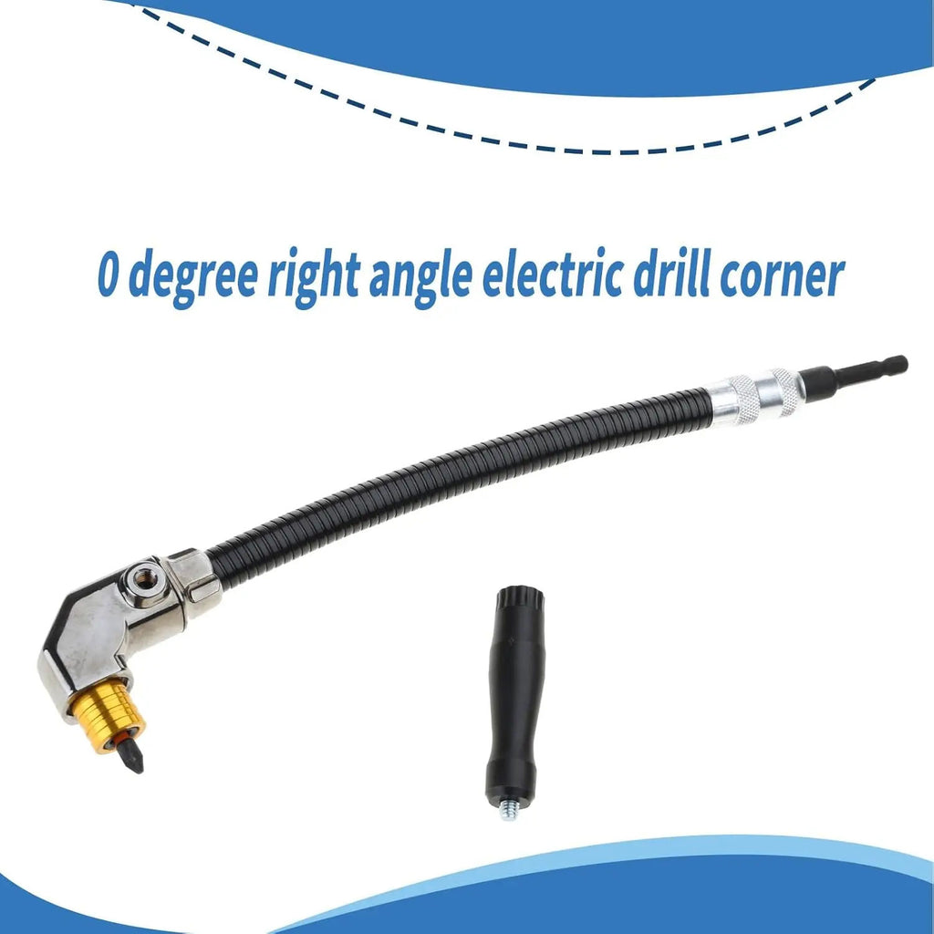 90-Degree Right Angle Drill Attachment for Confined Spaces