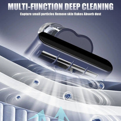 Mattress Vacuum Cleaner | 16kPa Suction UV-C Dust Mite Eliminator with Hot Air Sterilization, HEPA Filter, LED Display | MV-BLUE