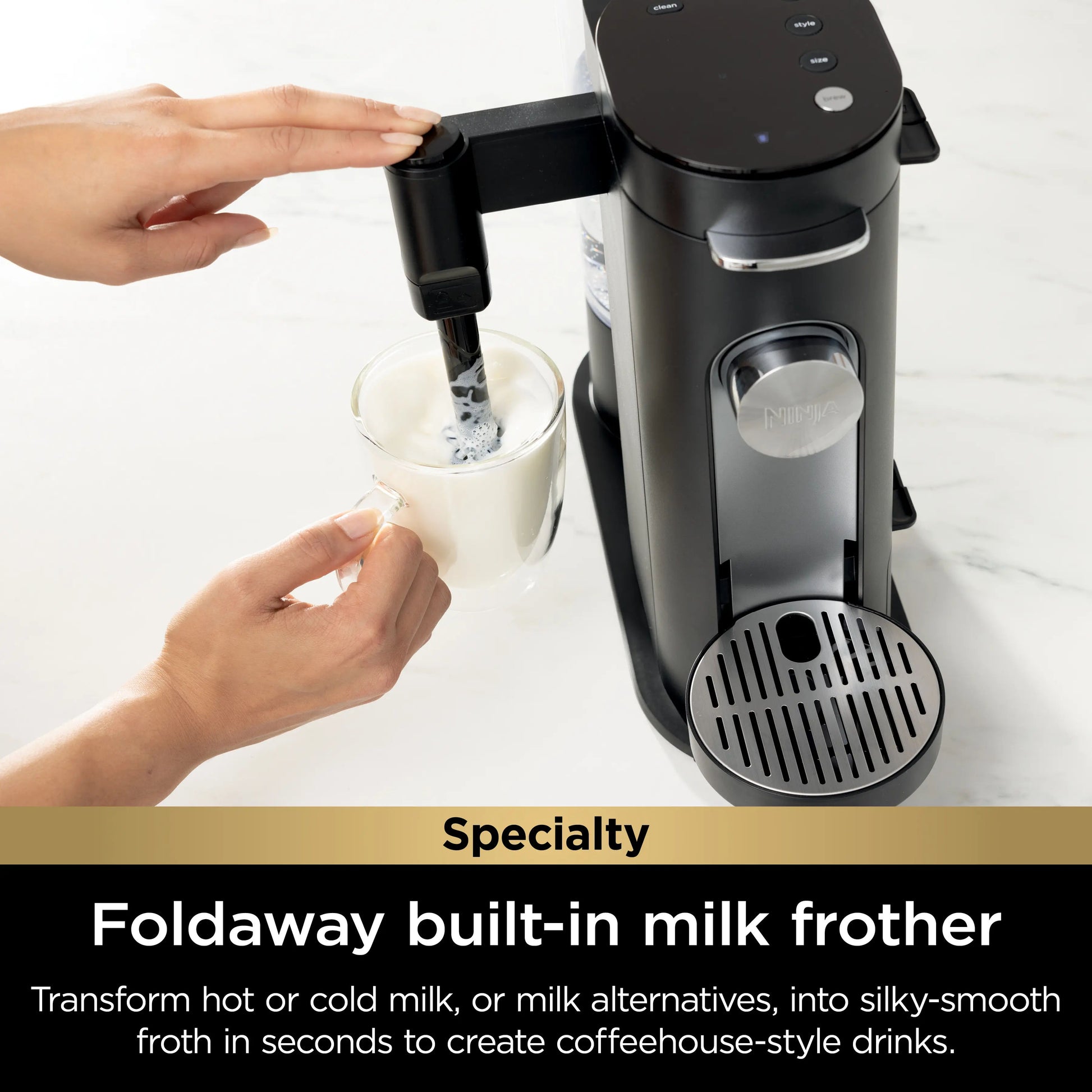 Single-Serve Pods & Grounds Specialty Coffee Maker | PB051