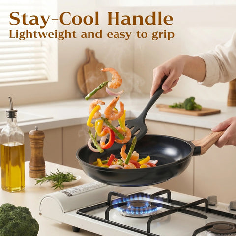 16-Piece Non-Toxic PFAS-Free Ceramic Cookware Set